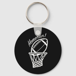 Grappige honkbal voetbal basketbal sport novelty sleutelhanger