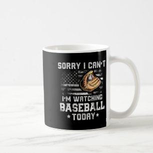 Grappige honkbaljongens sorry dat ik niet naar bas koffiemok
