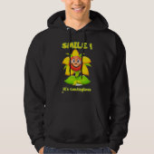 grappige hoodie "SMILE" (Voorkant)
