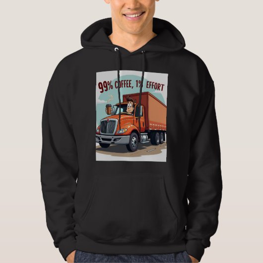 Grappige hoodie voor mannen (Voorkant)