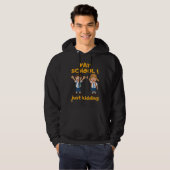 grappige hoodie "YAY SCHOOL" (Voorkant volledig)