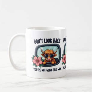 Grappige Hooglanders Retro Western Motiverende Kun Koffiemok
