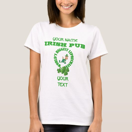 Grappige hoogste kabouter St Patrick's T-shirt (Voorkant)