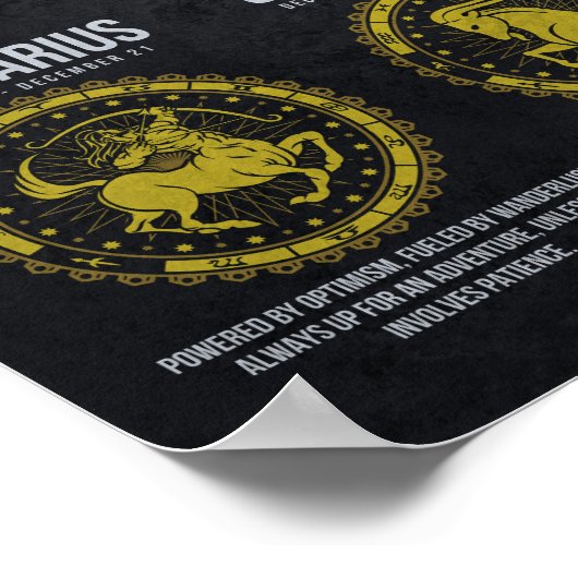 Grappige Horoscopen, Grappige Zodiac Teken Humor Poster (Hoek)