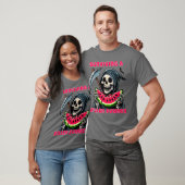 Grappige Horror Grim Reaper Watermelon Summerween T-shirt (Unisex)