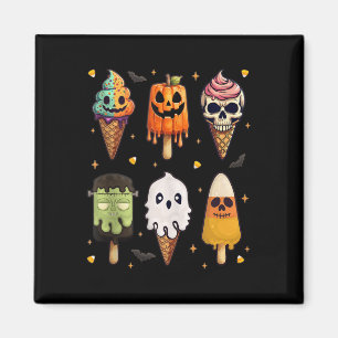 Grappige Horror Zomer Popsicle Halloween Ice Cream Magneet