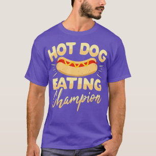 Grappige Hot Dog Eating Champion T-shirt
