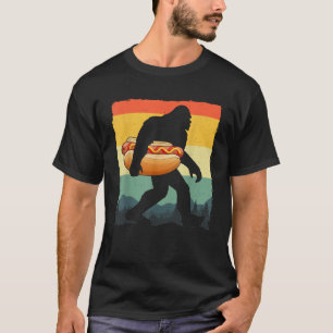 Grappige Hot Dog Kunst Voor Mannen Vrouwen Bigfoot T-shirt