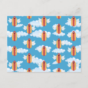 Grappige Hotdog Emoji Betekenis Voedsel Humor Emoj Briefkaart