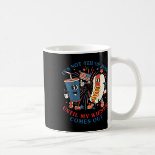 Grappige hotdog Het is niet 4 juli tot mijn Wiener Koffiemok