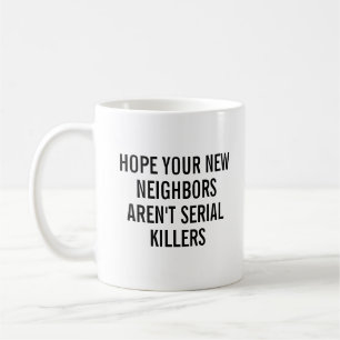 Grappige housewarming hoop je nieuwe buren koffiemok