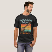 Grappige houten lepel overlevende t-shirt (Voorkant volledig)