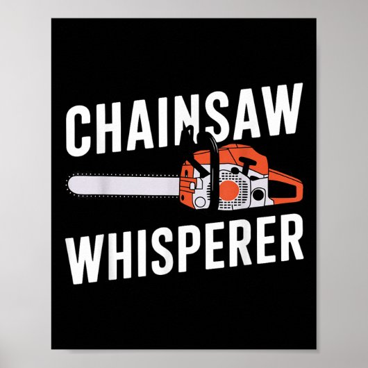 Grappige Houthakkers Kunst Mannen Vrouwen Kettingz Poster (Voorkant)