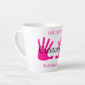 Grappige HR-afdeling Humor Thunder_Cove Latte Mok (Linkerhoek)