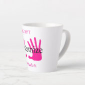 Grappige HR-afdeling Humor Thunder_Cove Latte Mok (Rechterhoek)