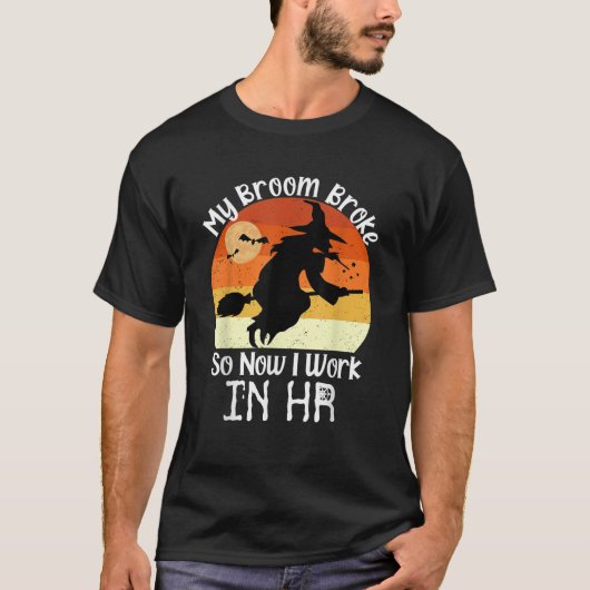 Grappige HR Heks Human Resources Halloween Kostuum T-shirt (Voorkant)