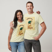 Grappige “Huidige stemming: Nee” Struisvogel Vinta T-shirt (Unisex)