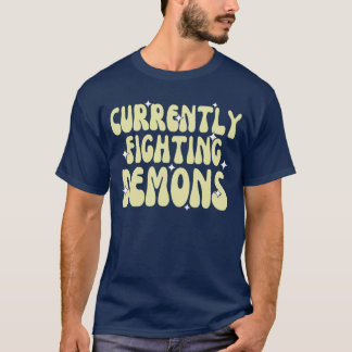 Grappige Huidige Vechtende Demonen Kleding jongens T-shirt