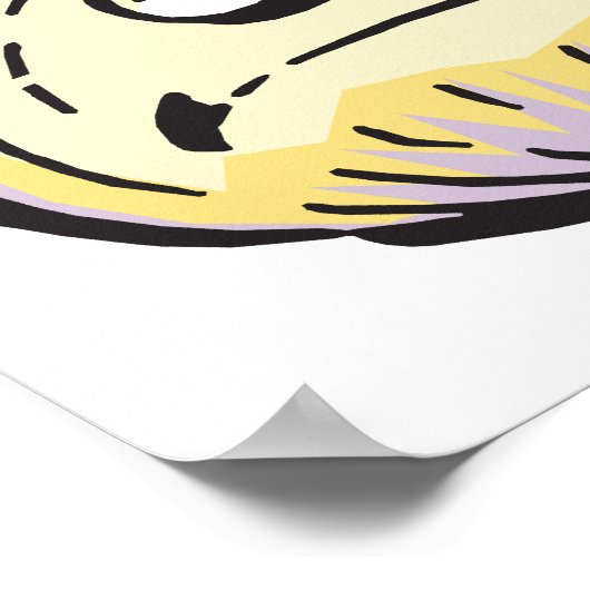 grappige huilende uien poster (Hoek)