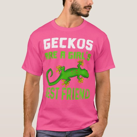 Grappige huisdier dag gekko hagedis liefhebber rep t-shirt (Voorkant)