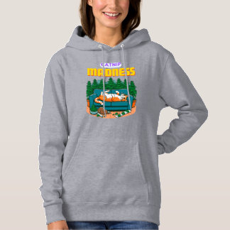 Grappige huisdier illustratie, grappige kat: katte hoodie