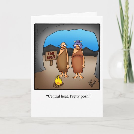 Grappige Huiseigenaren Gefeliciteerd Wenskaart Kaart (Voorkant)