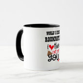 Grappige HUISGENOOT Ik hou van JEUITPOEP EMOJI Mok (Voorkant links)