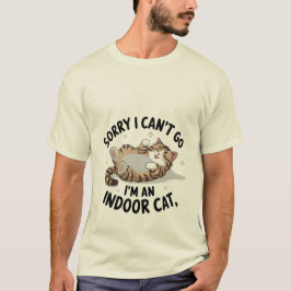 Grappige "Huiskat" Herkenbare Sassy Kitten ✨🏠🐈 T-shirt