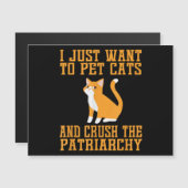 Grappige huiskatten en verpletteren het patriarcha (Voorkant / Achterkant)