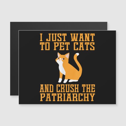 Grappige huiskatten en verpletteren het patriarcha (Voorkant / Achterkant)