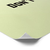 Grappige huisregels (gepersonaliseerd met kattenfo poster (Hoek)