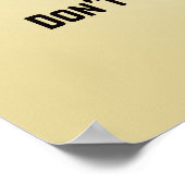 Grappige huisregels gepersonaliseerd met kattenfot poster (Hoek)