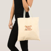 Grappige Hulp Boodschappentas Tote Bag (Voorkant (product))