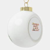 Grappige Hulp Keramische Bal Ornament (Links)