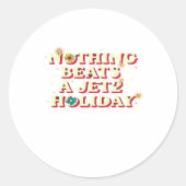 Grappige Hulp  Ronde Sticker (Voorkant)