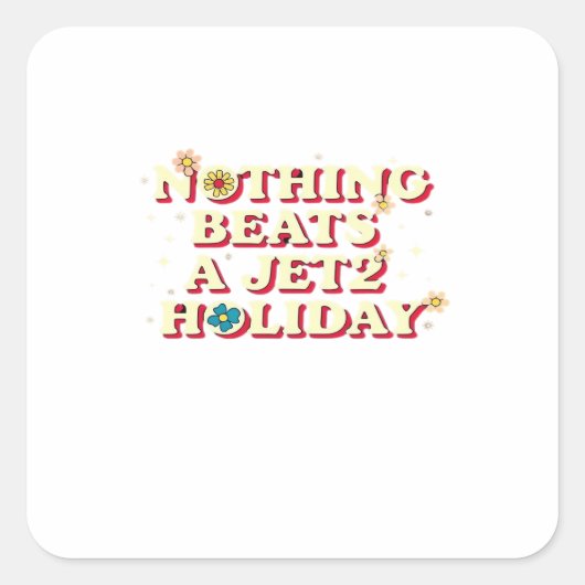Grappige Hulp Vierkante Sticker (Voorkant)