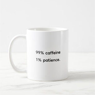 Grappige Humor citaat Sarcasme Koffieverslaafde be Koffiemok
