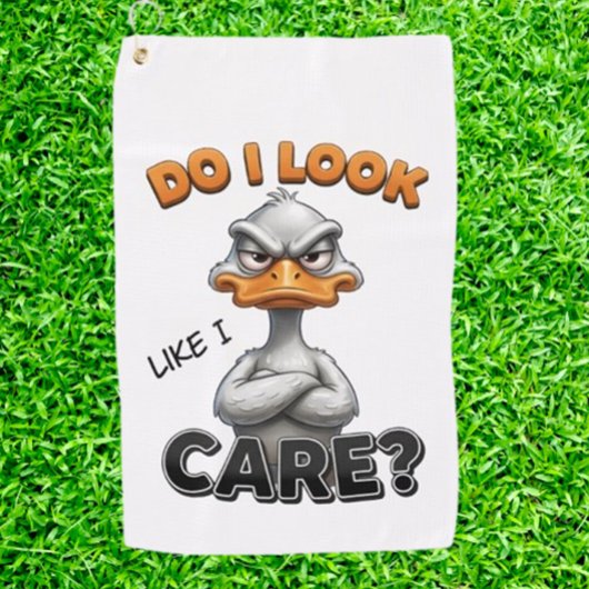 GRAPPIGE humor EEND Golfhanddoek