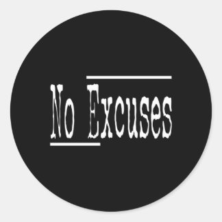 Grappige humor excuses gym workout atleten vrouwen ronde sticker