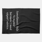 Grappige Humor Expert Keukenhanddoeken Handdoek (Horizontaal)