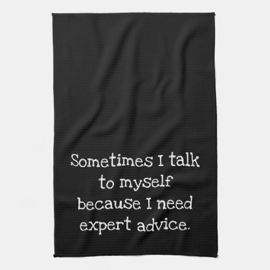 Grappige Humor Expert Keukenhanddoeken Handdoek (Verticaal)