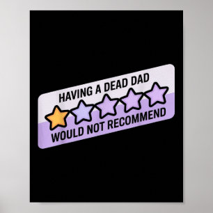 Grappige Humor grap met een dode vader zou aanrade Poster
