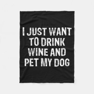 Grappige Humor Hondenliefhebber Schattig Dier en S Fleece Deken