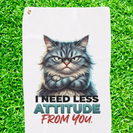 GRAPPIGE HUMOR KAT GOLFHANDDOEK