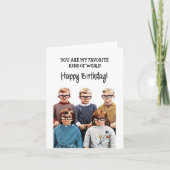 Grappige Humor Kids Verjaardag Wenskaart Bedankkaart (Voorkant)