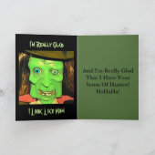 Grappige Humor Monster Vaderdag Kaart (Binnen)