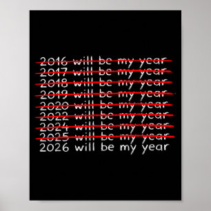Grappige humor Nieuwjaarscitaat Mannen Vrouwen 202 Poster