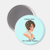 Grappige Humor Retro Vrouw Gezond Verstand Joke Magneet (Voorkant / Achterkant)