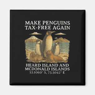 Grappige Humor Sarcastische Pinguïn Maak Pinguïn B Magneet