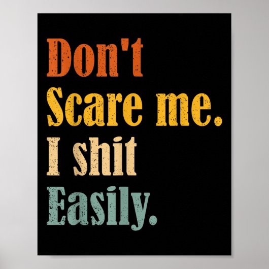 Grappige humor sarcastische quote _ doe niet alsof poster (Voorkant)